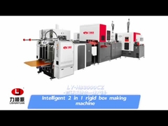 Maschine zur Herstellung von Steifboxen vollautomatisch