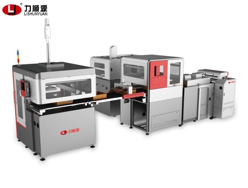 LY-HB1200CN Intelligente Hochgeschwindigkeits-Rigid Box Produktionslinie 20-30 Stück/Min