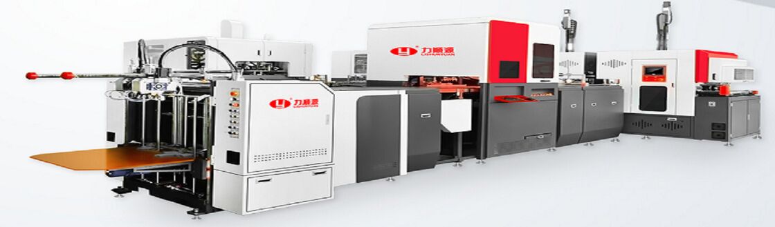 2 in 1 intelligente automatische Hochgeschwindigkeitskartonartige Boxmachine 50-52PCS/min