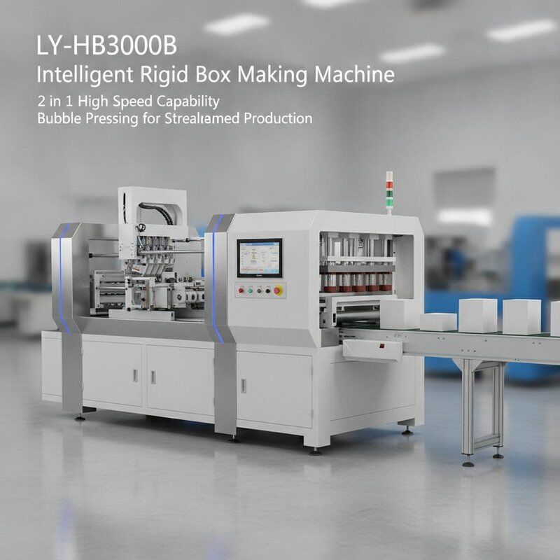 LY-HB3000B Intelligente starre Schachtelmachmaschine mit 2-in-1-Hochgeschwindigkeitskapazität und Blasenpressung für eine optimierte Produktion