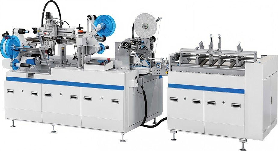 LY-600SFT-3 Multifunktions-Doppelseitiges Klebeband-Applikationsmaschine für Faltschachteln | Geschenkbox-Herstellungsmaschine | Bandklebemaschine