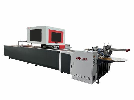 LY 850DN Automatische Doppelbox Positioniermaschine Papier Fütterungsmaschine starre Box Ärmel Schmuck Schuh Luxus Kosmetik Geschenk Schuhbox Maschine